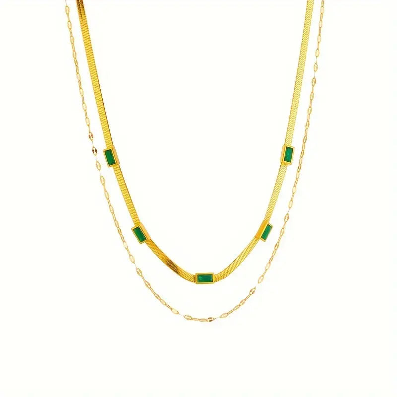 Collier Rétro Double Couche Sorella Gem
