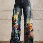 Monique | Pantalon Motif Libre