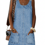 Lucile | Robe décontractée look denim