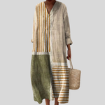 Henriette - Robe d'Ete Imprimee Flatteuse