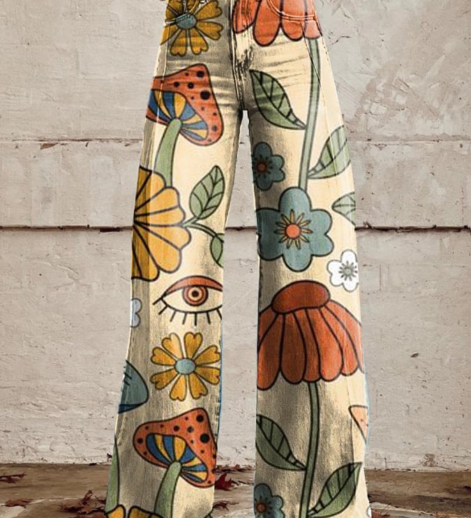 Solène | Pantalon Motif Sauvage Doux