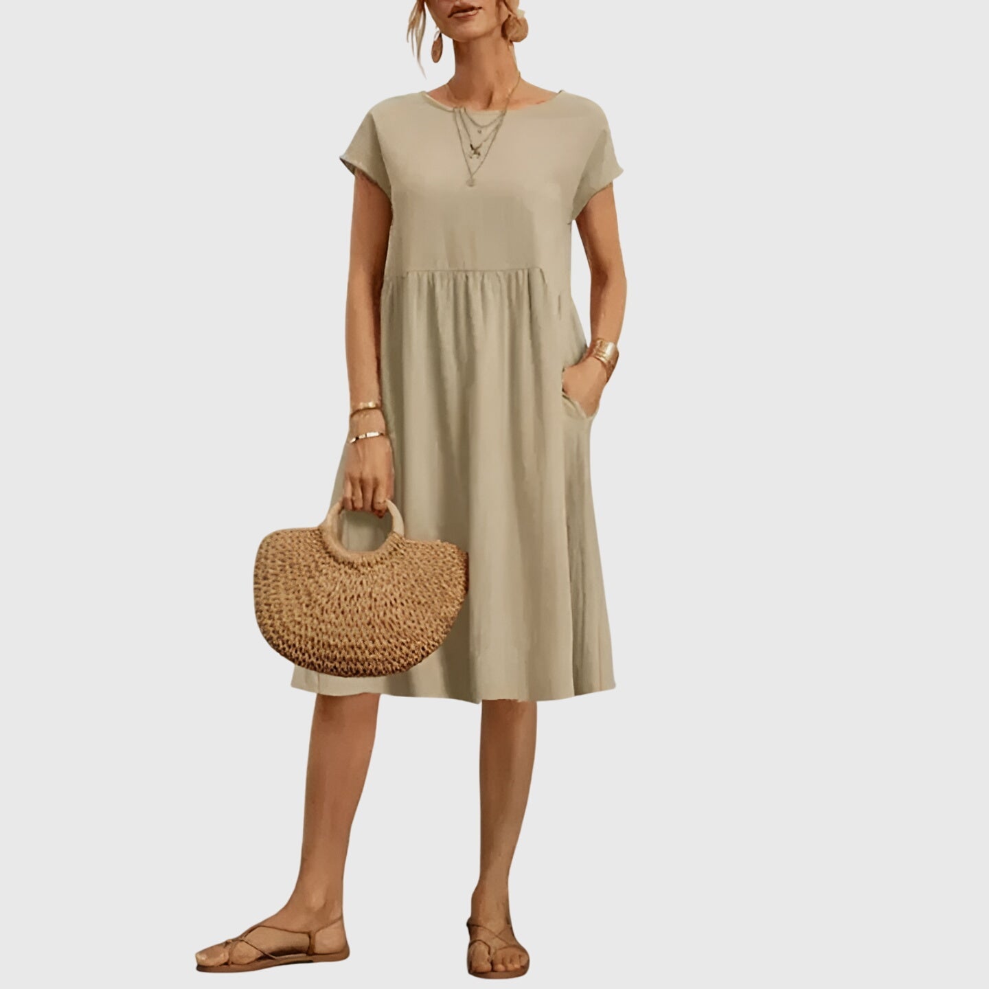 Isabelle | Robe Élégante de Printemps