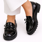 Cailie - Chaussures à nœud à franges