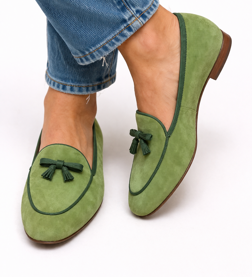 Geneviève - Chaussure Plate Élégante avec Nœud