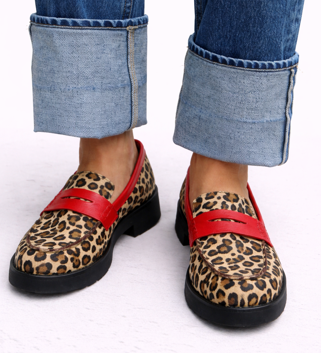 Roxie - Mocassins Imprimé Sauvage