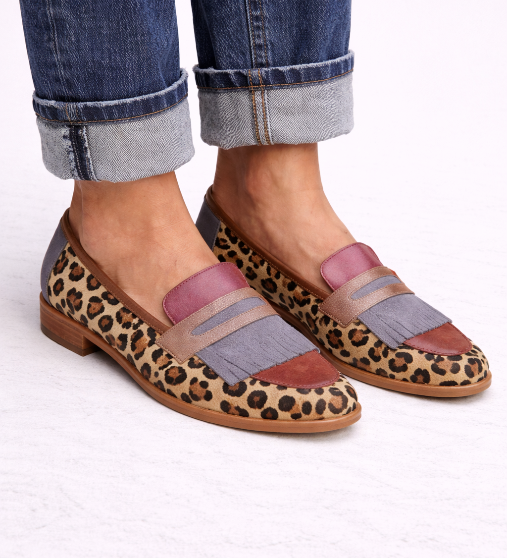 Zelda - Mocassin Élégant Léopard