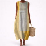 Joy - Robe d'Ete Confortable Sans Manches