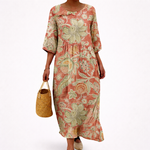 Zoe - Robe longue fluide chic et confortable