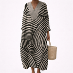 Lila - Robe d'Ete Imprimee Flatteuse