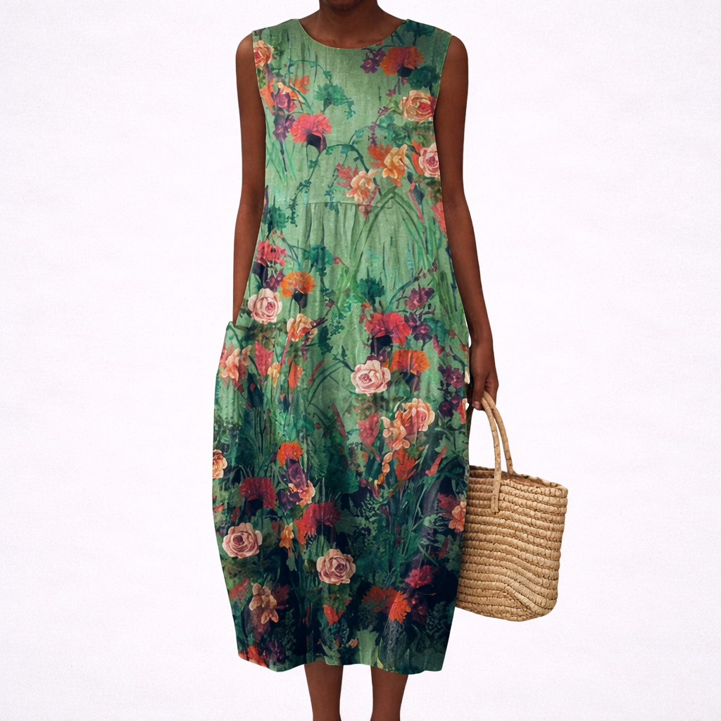 Juliette - Robe d'Ete Confortable Sans Manches