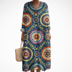 Amelie - Robe d'Ete Imprimee Flatteuse