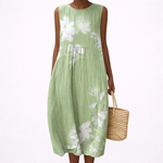 Ewan - Robe d'Ete Confortable Sans Manches
