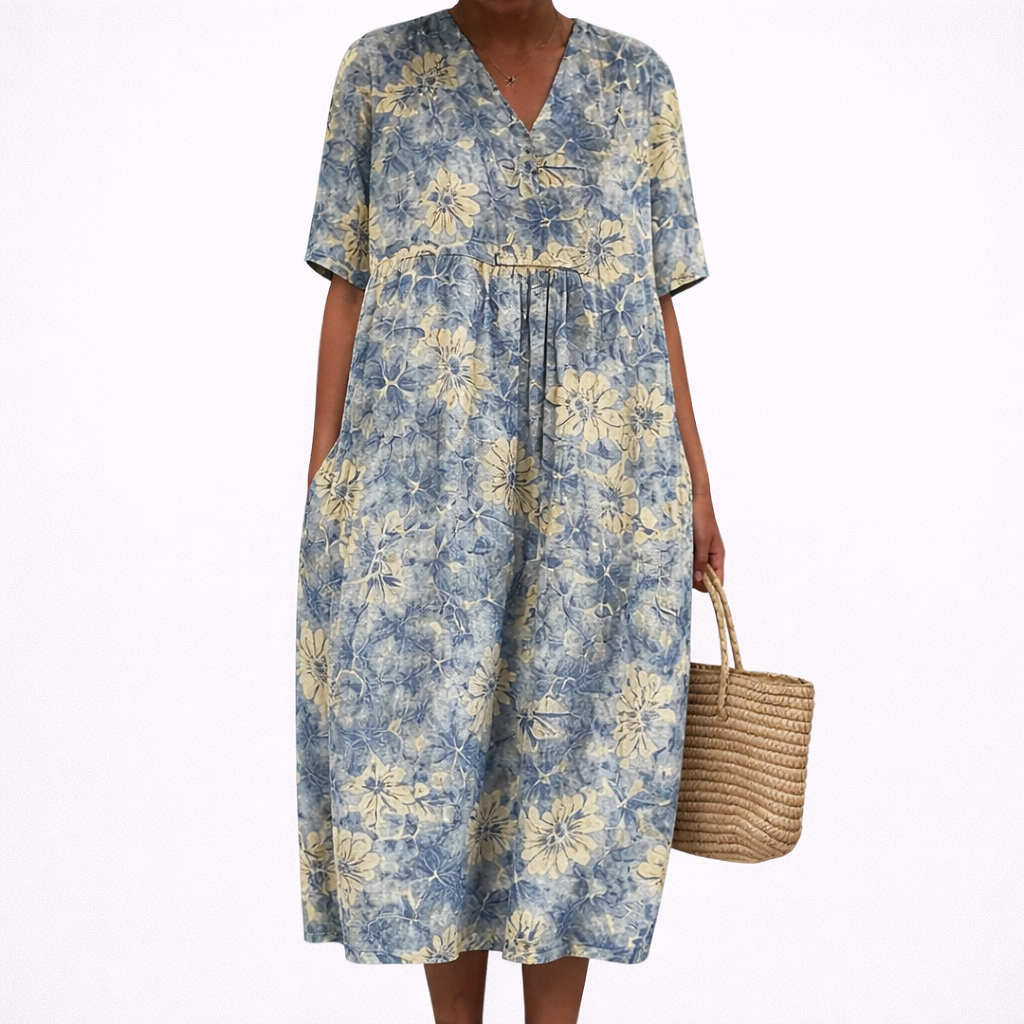 Delphine - Robe d'Ete Confortable