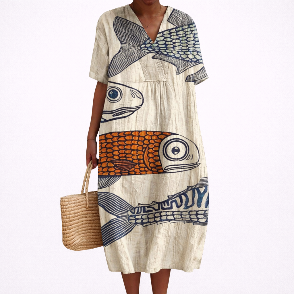 Jasmine - Robe d'Ete Confortable