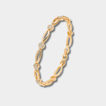 Claire – Bracelet élégant en or avec zircons