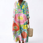 Jules - Robe d'Ete Imprimee Flatteuse