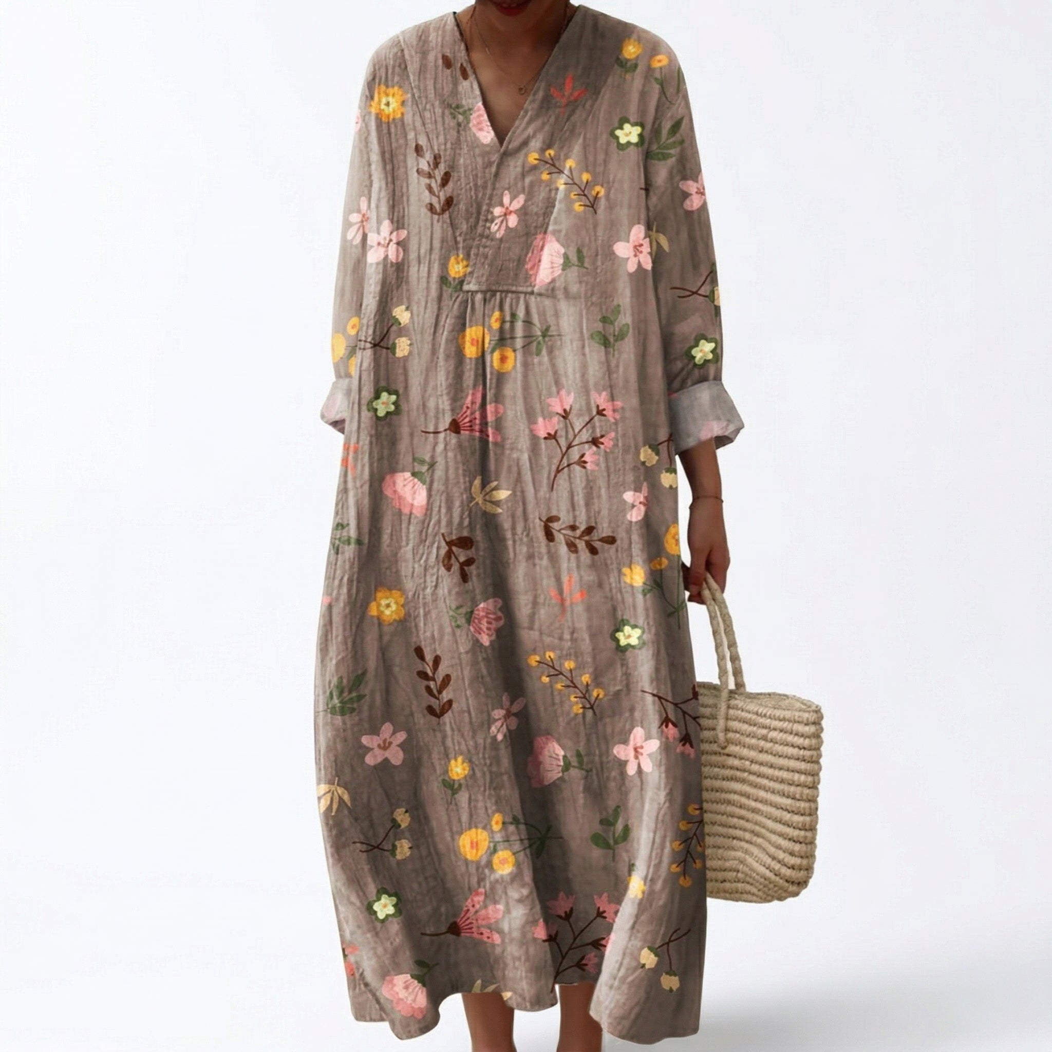 Maelys - Robe d'Ete Imprimee Flatteuse