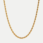 Hélène – Collier doré avec décoration ponctuée