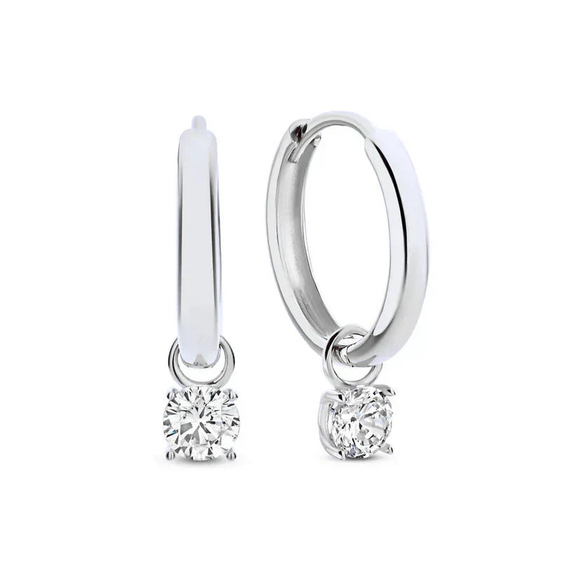 Boucles d'oreilles en fil Larmes de Lune