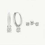 Set de boucles d'oreilles Larmes de Lune