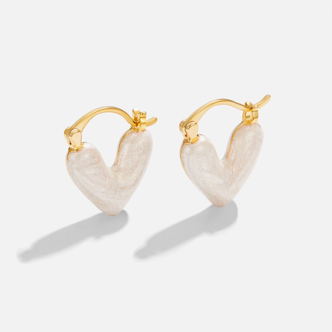 Claire-Louise – Boucles d'oreilles en or ornées de petits cristaux